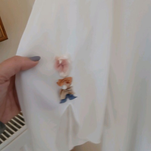 Mystico white robe like new, size S & M, vintage Greek made