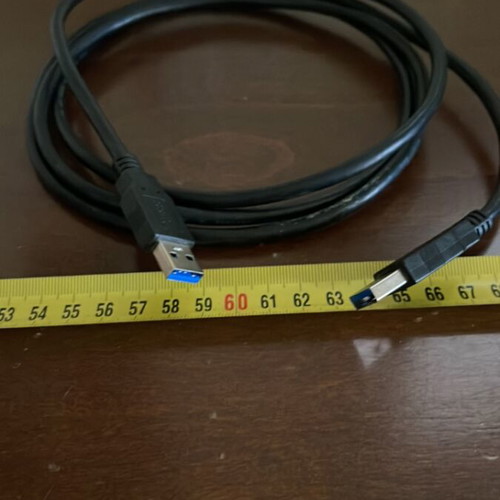 USB Male to USB Male Cable 1.8m, USB3 Speed, like new