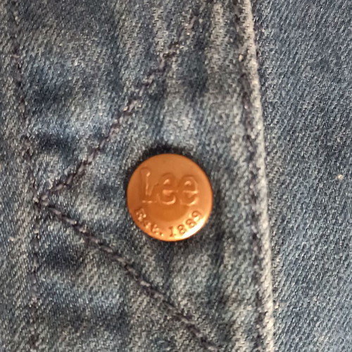 Lee denim mini skirt used, size 26, blue