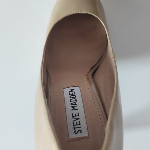 Steve Madden pumps used, beige, 12 cm heel, size 38