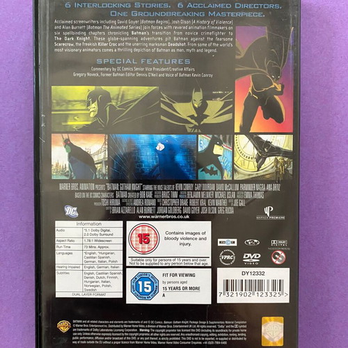 Batman Gotham Knight DVD like new