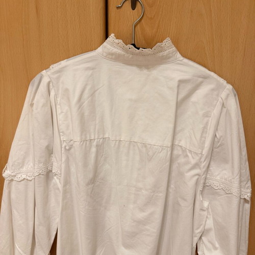 Zara white shirt like new, size L