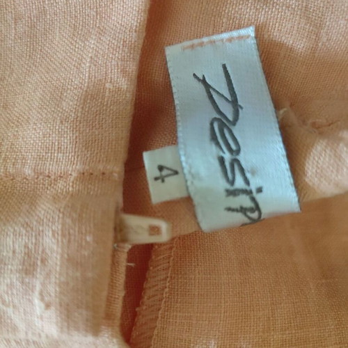 Linen pants 4XL new, orange color