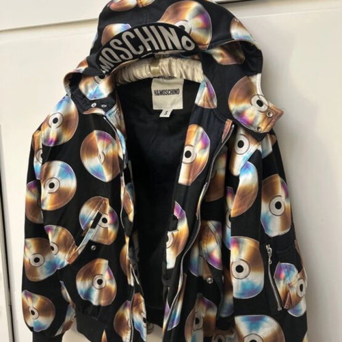 Moschino bomber jacket multicolor size M like new