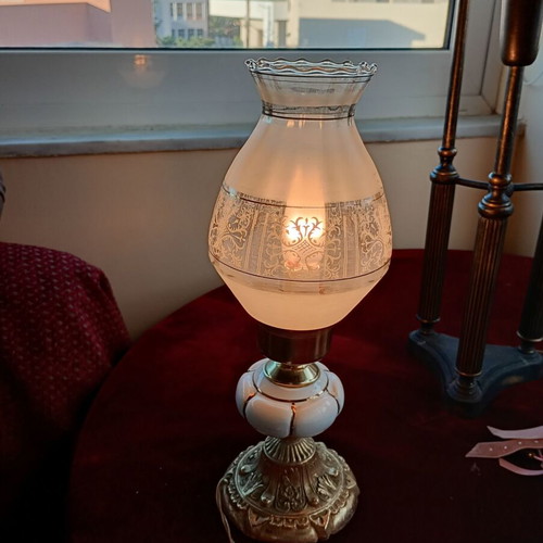 Table lamp used, height 0.36 m