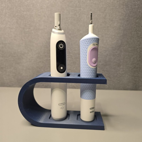 3D Printed Oral-B Electric Toothbrush Stand with 2 Slots, Like New