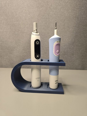 3D Printed Oral-B Electric Toothbrush Stand with 2 Slots, Like New