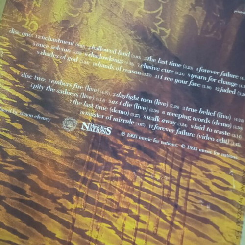 Paradise Lost Draconian Times 2CD deluxe used limited edition 1995