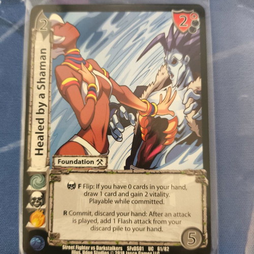 Healed by a Shaman UFS CCG card new, Near Mint