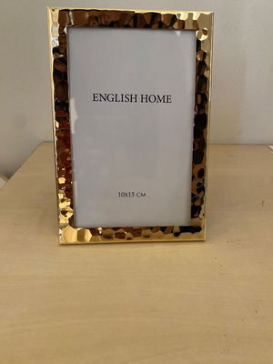 English Home κορνίζα χρυσή καινούργια