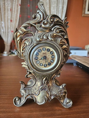 Ιταλικό ρολόι αντίκα Rococo Baroque Revival, 70 ετών