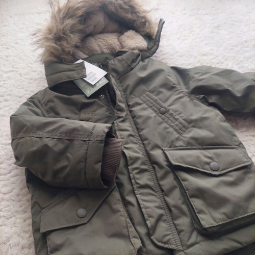H&M Parka 2-3Y new with Zara sleeveless gift