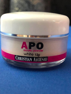 Ακρυλική σκόνη Christian Artesio λευκό 12g καινούργιο