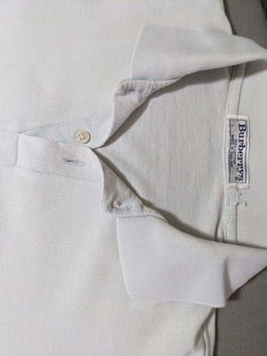 Burberry men's polo shirt, size large, light green shade