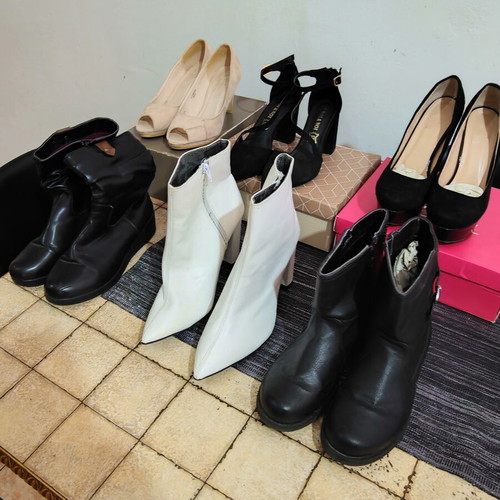 Voi & Noi heels and ankle boots used, pack of 6 pairs