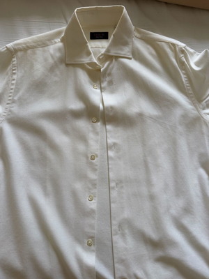 Tailor white shirt like new, size M
