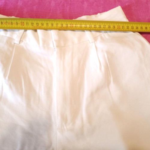 Stradivarius summer pants white like new