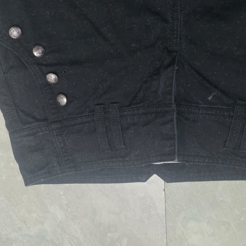 Stradivarius black denim shorts size S like new