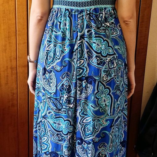 INC long dress used, blue, summer style