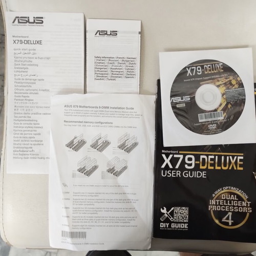 Intel Core i7 4930K CPU with ASUS X79 Deluxe motherboard and Cooler Master Hyper T4