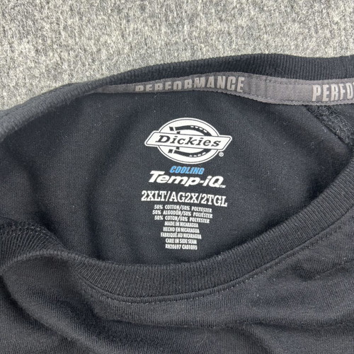 Dickies T-shirt 2XL black Cooling Temp-IQ with pocket