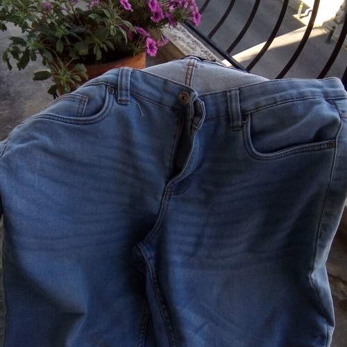 Men's denim jeans, size 32, thin fabric