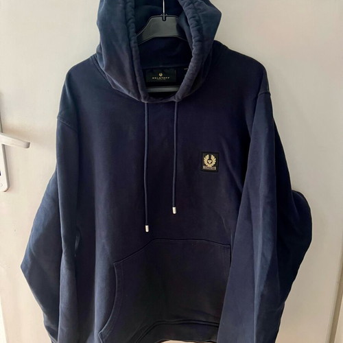Belstaff hoodie used, cotton, navy, size XXL