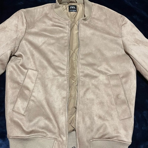 Zara men's outerwear beige like new, size S