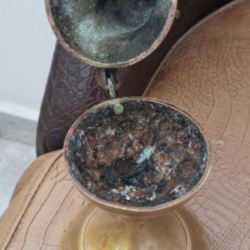 Brass Havani, Mortar, Briki and Thymiato Used