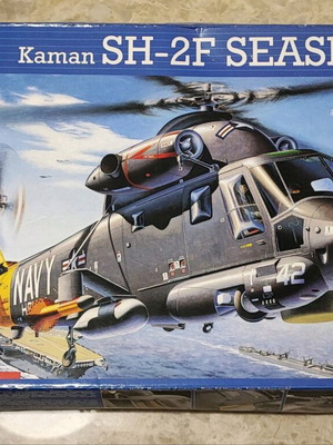 Revell Kaman SH-2F Seasprite helicopter model kit used