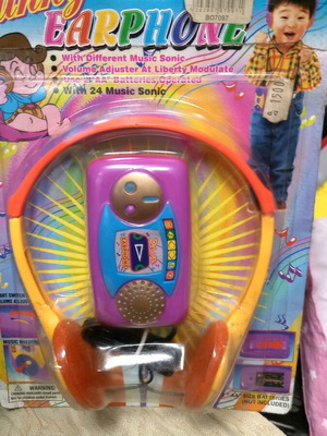 Children's battery cassette player new with 28 songs and headphones