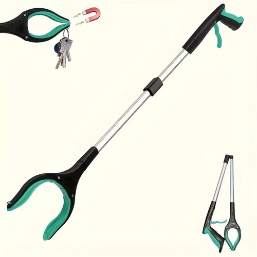 Aluminum folding grabber 81cm new with magnet