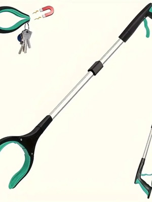Aluminum folding grabber 81cm new with magnet