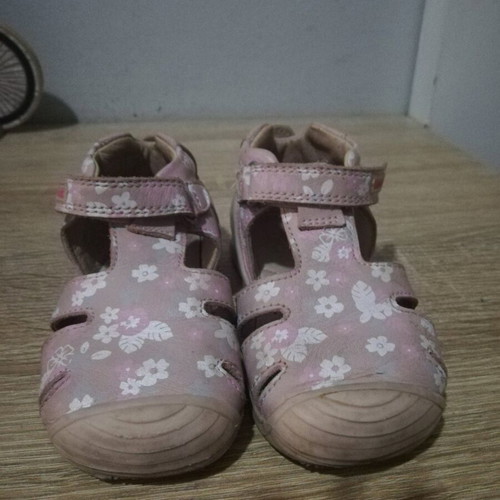 Biomecanics anatomical girls' sandals used, size 24, pink