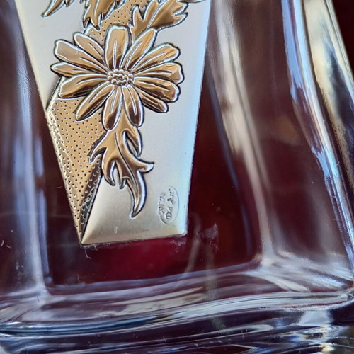 Drink bottle new with pure silver leaf, Made in Italy
