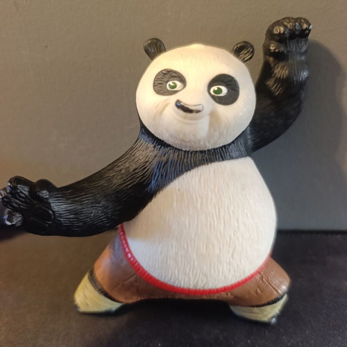 Kung Fu Panda Po & Monkey McDonald's 2008 figure set