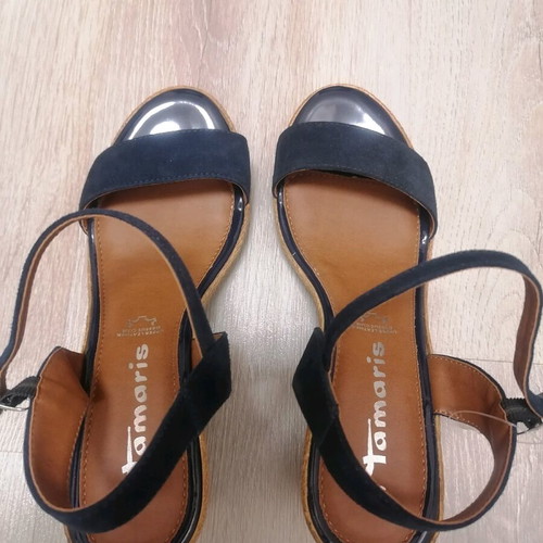 Tamaris new women's sandals blue, size 39