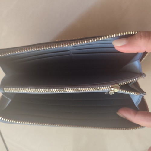 Ted Baker leather wallet blue used