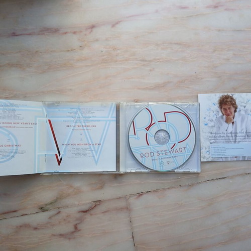 Rod Stewart Merry Christmas, Baby CD like new, pop
