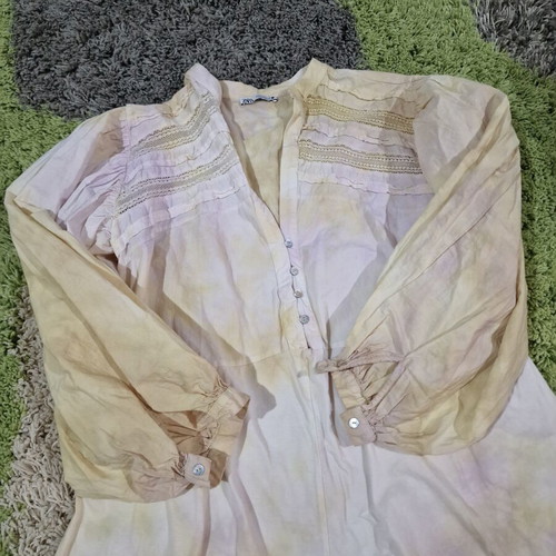 Zara Tie Dye Playsuit long sleeves size M like new