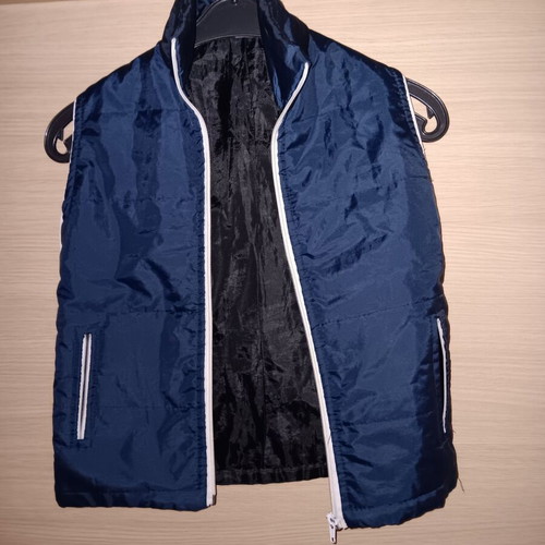 Children's vest used, blue, ages 8-10