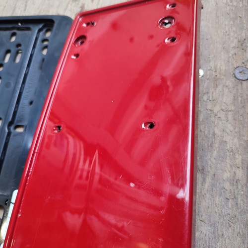 BMW M Power Front Bumper Number Plate Holders used, set of 3
