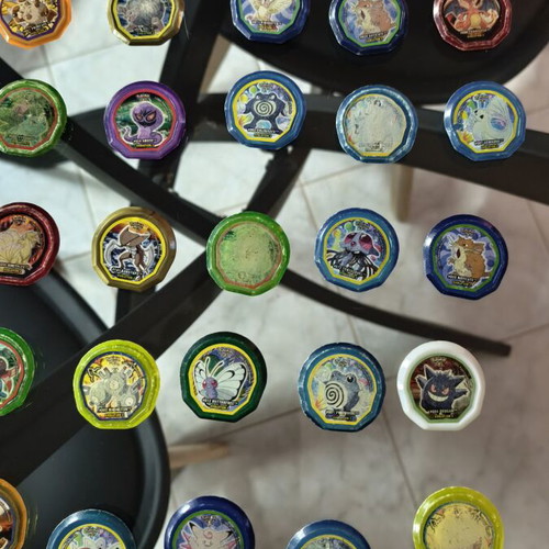 Pokemon Nox tags used with visible wear