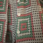 ASOS knitted set jacket and shorts, multicolor