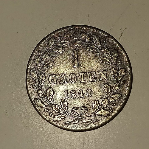 Bremen silver coin 1 Groten 1840