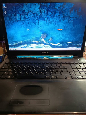 Turbo-x laptop W950TU used, 120 GB HDD, 2 GB RAM, Windows 10