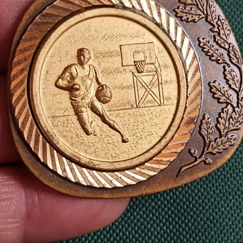 Basketball Medal Vintage 1995 Municipality of Kos, like new