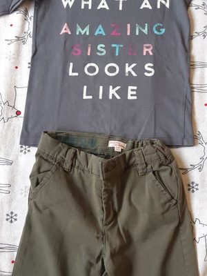 Children's set pants/shirt used, 6 years, 100% cotton