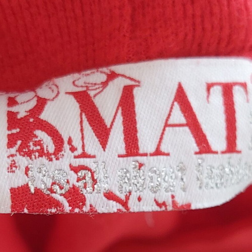 Mat red warm blouse like new no2