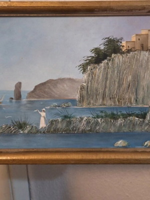 Oil painting used from 2001, size 30x20